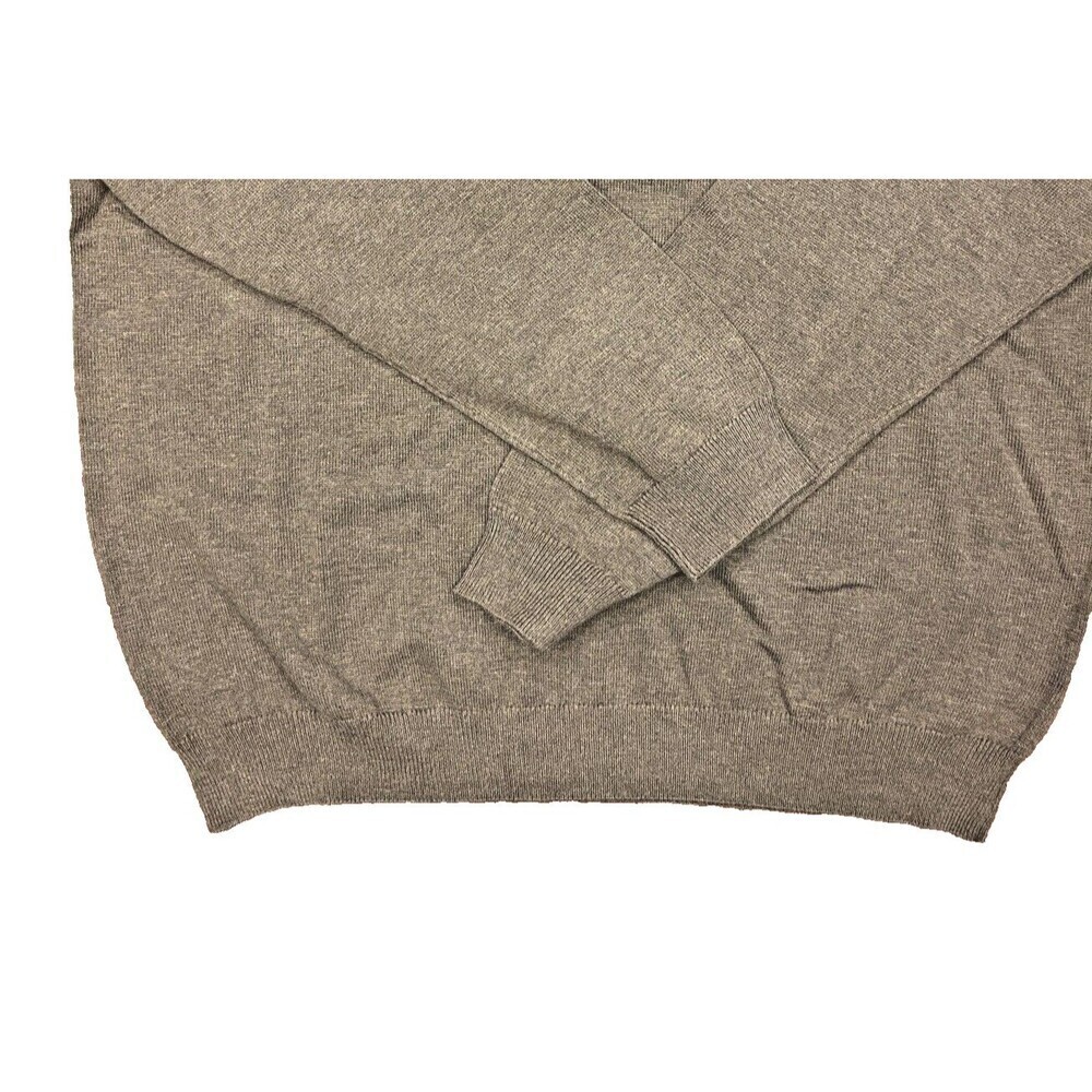 Roundtree & Yorke Mens Sweater 1/4 Zip Mock Neck Sage Green Knit Pullover Size L - Picture 6 of 8